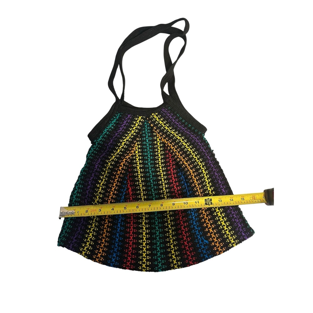 Vintage Urban Outfitters Crocheted Rainbow‎ Hobo Bag - Picture 3 of 5